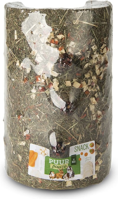 Witte Molen - Knaagdierensnack - Knaagdier - Puur Pauze Tunnel Hooi Paprika Selder 280gr - 1st