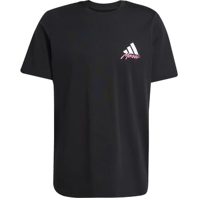Adidas Messi Icon Graphic T-shirt Met Korte Mouwen Zwart L Man