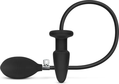 Opblaasbare Anaal Plug - Zwart