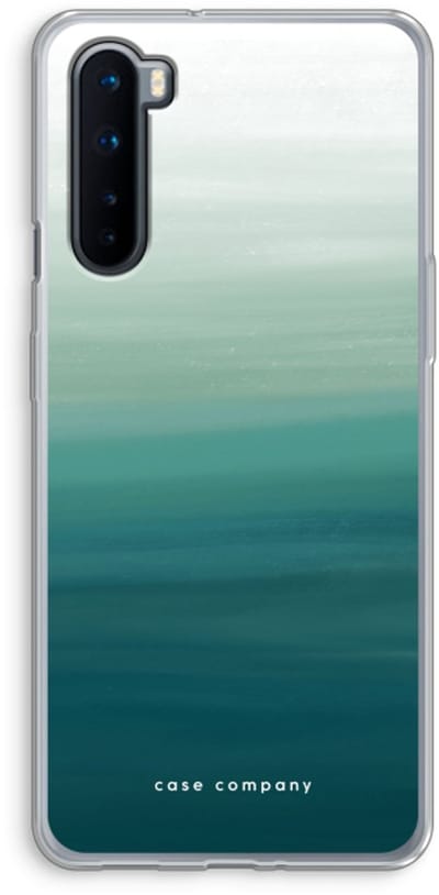 Case Company® - Hoesje geschikt voor OnePlus Nord hoesje - Ocean - Soft Cover Telefoonhoesje - Bescherming aan alle Kanten en Schermrand
