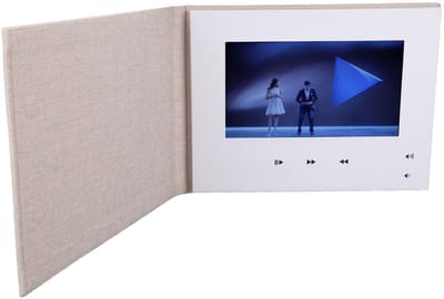 Dailygoods- Videobrochure 7 Inch - HD Video-wenskaart - 4 GB Geheugen - Doe-het-zelf - Speciale Wensen - Valentijnskaart - Videokaart