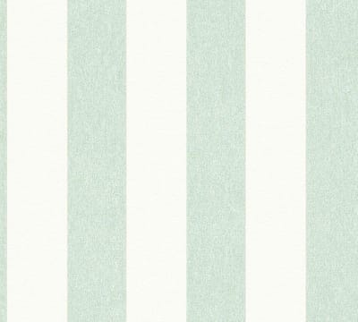 STREPEN BEHANG | Modern - groen wit - A.S. Création Attractive 2
