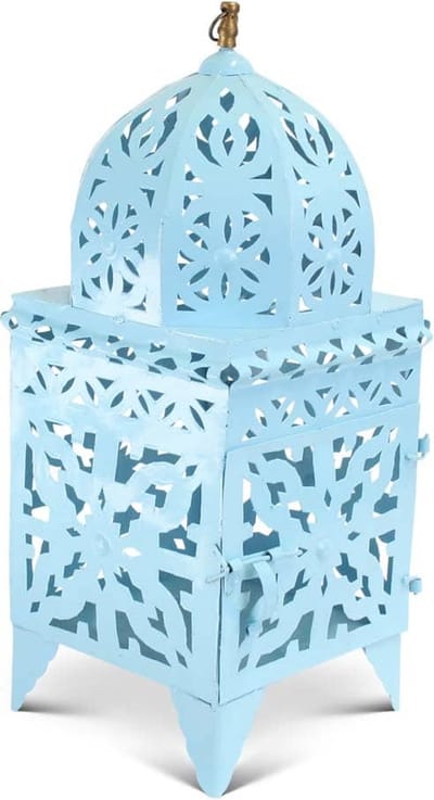 Safaary - Marokkaanse Lantaarn Blauw Large Nimra