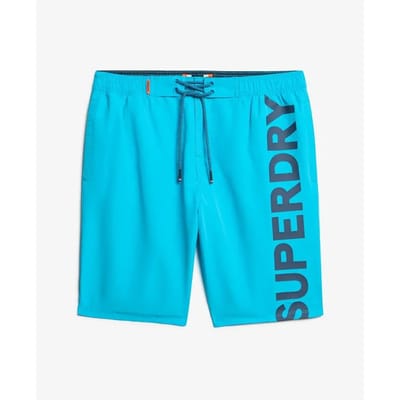 Superdry - Klassieke boardshort met logo 48 cm - Heren - Zwembroeken