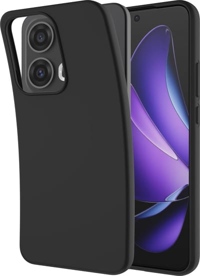 Cazy hoesje geschikt voor Oppo Reno13 Pro Hoesje Siliconen - Flexibele Case - Zwart