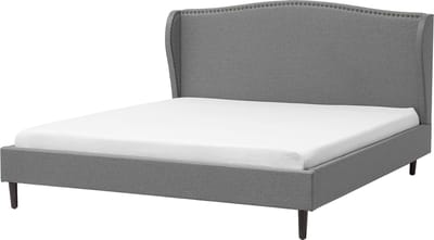 COLMAR - Tweepersoonsbed - Grijs - 180 x 200 cm - Polyester