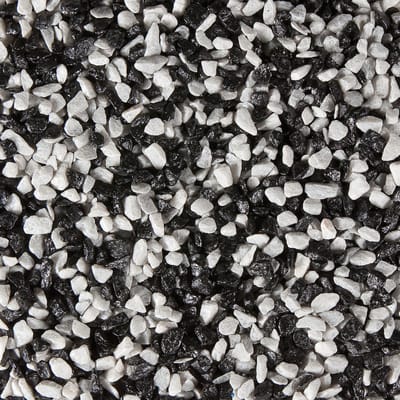 Flamingo - Aquariumgrind Gruzo - Zwart/Wit - 1 kg