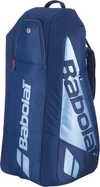 Tennistas 6-pack voor 6 rackets met isolatie in marineblauw