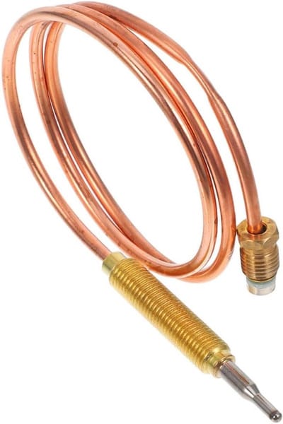 Thermokoppel Sensor - Vervangende Onderdeel - Veilige Gashaard - Automatische Gasstop - 120 Cm - Goud