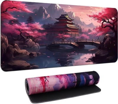 Grote Desk Pad voor Laptop en Gaming, 800x300x3mm Bureau Mat met Rubber Basis, Ideaal voor Thuis en Kantoorgebruik