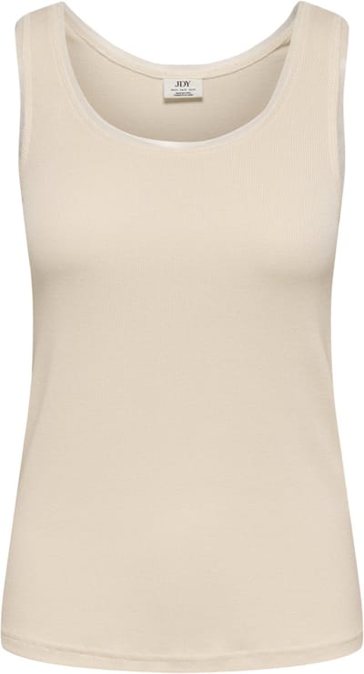 Jacqueline de Yong Top Jdykira Life S/l Mesh Detail Top Jr 15374323 Sandshell Dames Maat - S