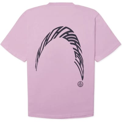 Woodbird Wbbaine warp tee 2626-416 dusty violet