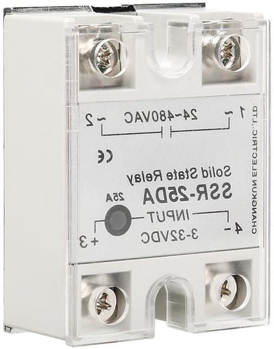 Solid State Relay 25A Module voor Industriële Automatisering, DC Gecontroleerd, AC Ingang 3-32V, Uitgang 24-480V, Betrouwbare Schakeling en Hoge Prestaties