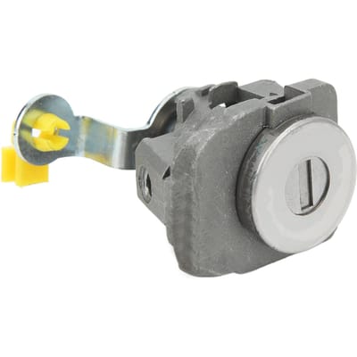 Cylindre de serrure de porte de voiture en alliage de zinc Cylindre de verrouillage de porte avant gauche avec clé Remplacement pour Altima gray
