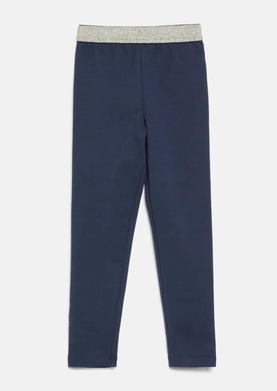 s.Oliver - female - Sweatlegging met glinsterende tailleband