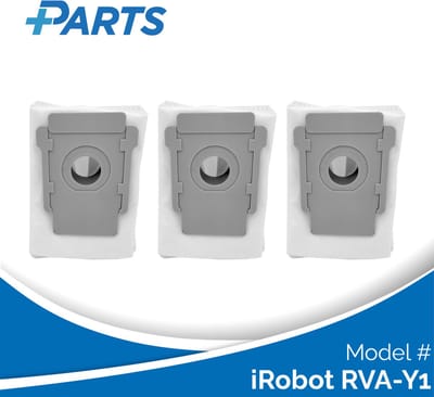 iRobot RVA-Y1 Stofzakken (3 Stuks, Plus.Parts® alternatief voor 4626194 / 4640235)