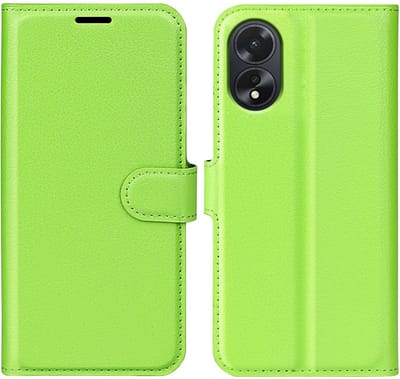 Coverup Hoesje - Geschikt voor OPPO A38 Hoesje - Coverup Book Case - Groen