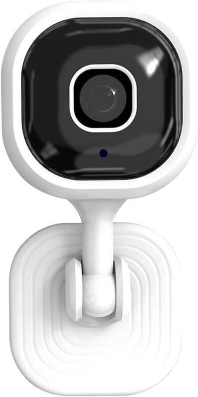 Beveiligingscamera Binnen Buiten - Babyfoon Camera Hond - Huisbewaking - HD Nachtzicht - 45 x 45 x 85 mm - Wit