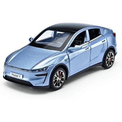 1:32 Model Y SUV Legering Auto Model Diecasts Metaal Speelgoedauto Voertuigen Model Simulatie Geluid En Licht Collectie Kindercadeau