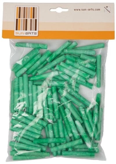 Sun Arts 250 stuks hulzen groen vlam