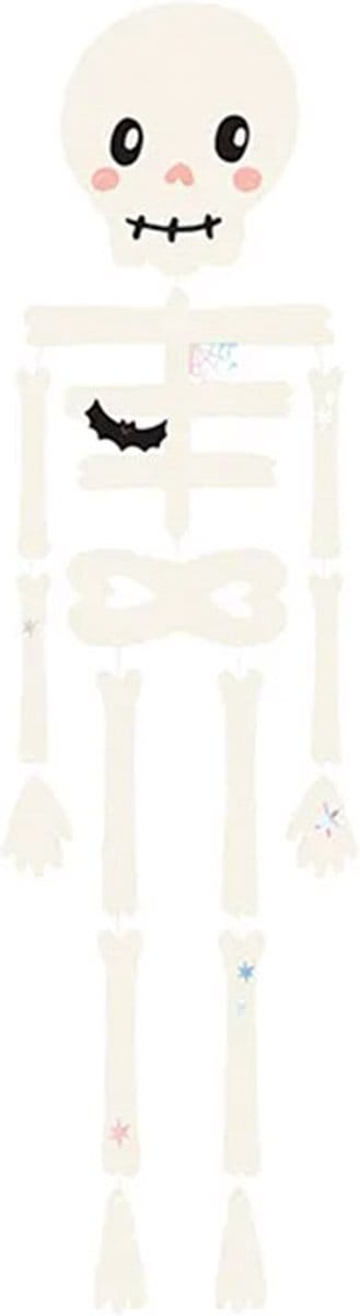 PartyDeco - Hangende decoratie skelet (110 cm) - Halloween - Halloween Decoratie - Halloween Versiering