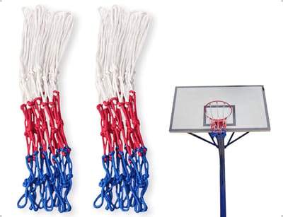 Basketball Baskets van Weerbestendig Nylon voor Binnen en Buiten, Ideaal voor Scholen, Sportvelden en Recreatieruimtes