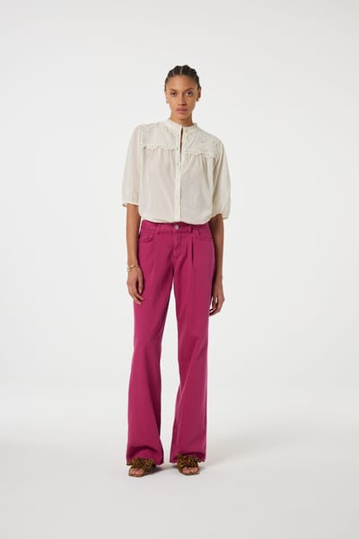 Fabienne Chapot Thirsa Blouse Cosy White Maat: 36 | Blouses Outlet | Dames | Wit
