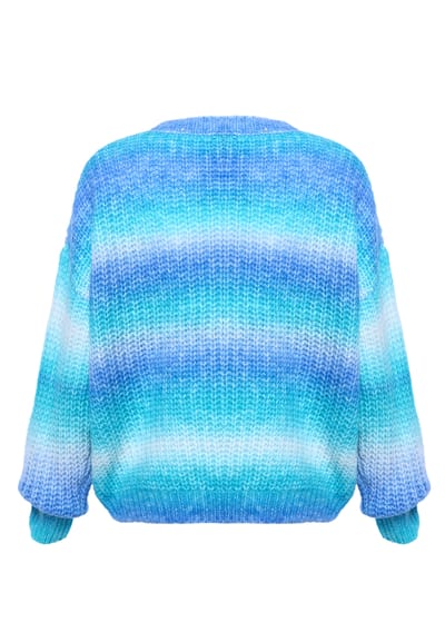 Mymo Jumper Dames Blauw Veelkleurig