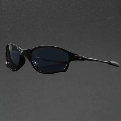 1 Paar Coole Heren Dames Gepolariseerde Zonnebril Fietsbril UV400 Visserszonnebril Fietsbril Fietsbril Rijbril black
