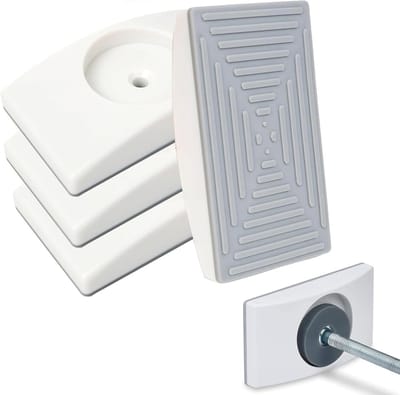 Veiligheidsbeschermers voor Babyhekken - 4 Stuks Wandbescherming, Antislip Pads voor Trap en Deur, Kindveiligheid zonder Boren