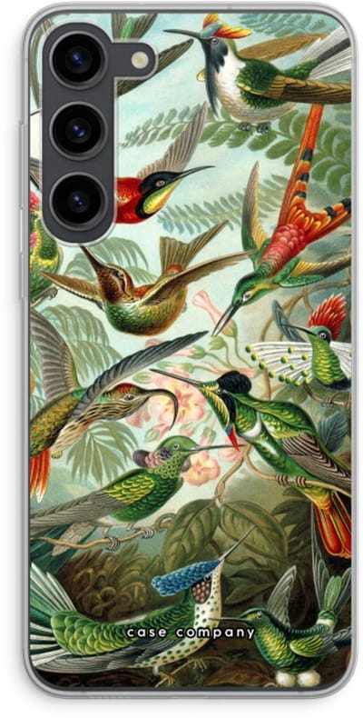 Case Company® - Hoesje geschikt voor Samsung Galaxy S23 Plus hoesje - Haeckel Trochilidae - Soft Cover Telefoonhoesje - Bescherming aan alle Kanten en Schermrand
