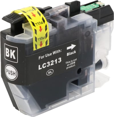 Inktcartridges Geschikt voor Brother LC3213 | 1x Zwart Geschikt Voor Brother DCP-J572DW, Brother DCP-J772DW, Brother DCP-J774DW