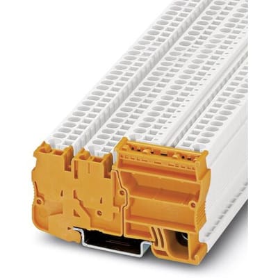 Phoenix Contact 3209196 Voedingsklem 10.4 mm Spanveer Oranje 25 stuk(s)