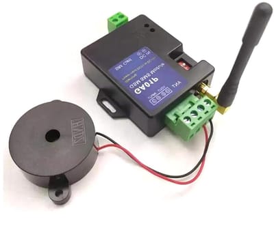 Garagedeuropener Alarm - Stroomuitval Melder - Beveiliging Garage - Mini GSM Module - 10 gram - Zwart