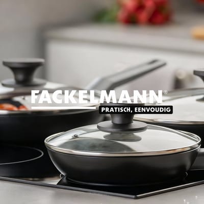 Glazen deksel voor koken 28 cm Fackelmann