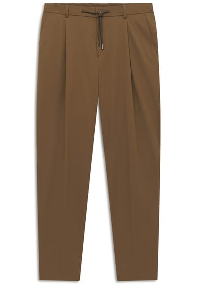 Bugatti Herren Broek met plooien Dynamic Series Travel Stretch