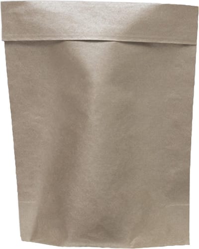 50 stuks - Papieren verzendzakken (s) - Platinum - 25 x 31 + 6/1 cm (Kleding webshop)