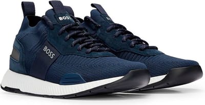 Sneakers met Label-details Model 'TITANIUM_RUNN_KNSTA'