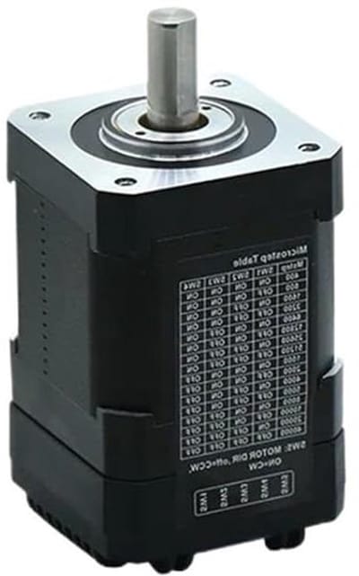 Nema 17 servomotor - Gesloten loopmotor Hybride - Precisie Beweging - Geïntegreerde Aandrijving - 0.45 Nm 8 mm - Zwart