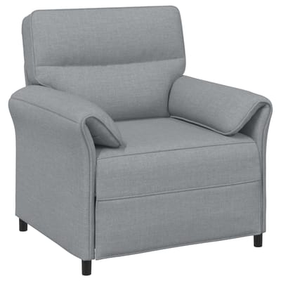 vidaXL - Bank - 100% - polyester - metalen - frame - MDF, - Multiplex