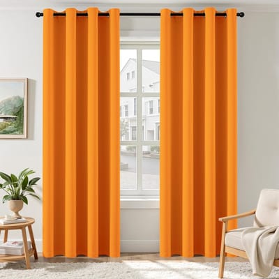 Dailygoods- Verduisteringsgordijnen Set van 2 - Hoogwaardige verduisteringstechnologie - Decoratieve isolerende gordijnen - Effectieve zicht- en zonwering - Lichtdicht met 80% verduistering