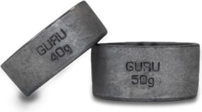 Guru X-Change Distance Feeder Weights - Light Sp.Pack - 20g + 30g - Zilver