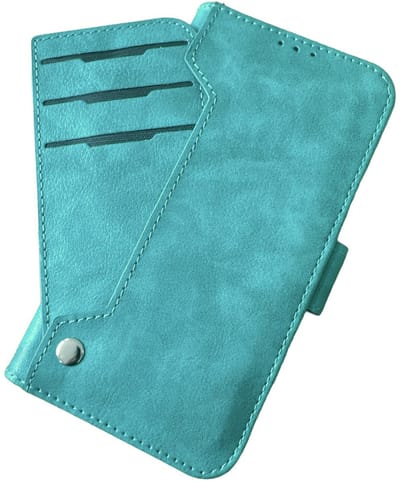Telefoonhoesje geschikt voor Samsung Galaxy S25 Hoesje | Bookcase Portemonnee | Pasjeshouder voor 9 Pasjes - Groen