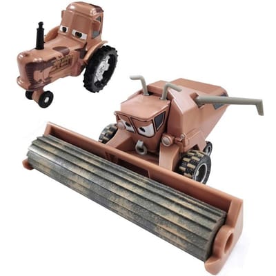 Disney Pixar Cars Frank Groene Oogstmachine Koeien Tractor Legering Spuitgietmodel Auto Jongens Speelgoed