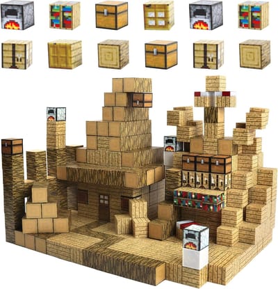 Magnetische bouwstenen, bouwstenen, magneten, wereld wereld, set, 2,5 cm/stuk, magnetisch speelgoed voor jongens en meisjes, Montessori-speelgoed vanaf 3 jaar, cadeau voor kinderen