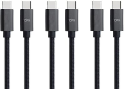 3 stuks OneOne 2,0m oplaadkabel. Sterke USB C naar C kabel. Stevig laadkabel snoer past op Google Pixel 7, 7 Pro, 8, 8a, 8 Pro, 9, 9 Pro, 9 Pro XL, 9 Fold, 10, 10 Pro, 10 Pro XL, 10 Fold, C, XL