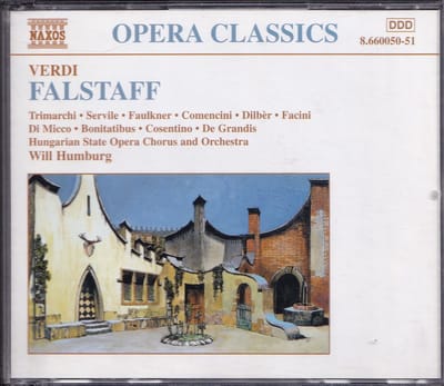 2CD Falstaff - Giuseppe Verdi - Chorus und Orchester of Hungarian State Opera o.l.v Will Humburg