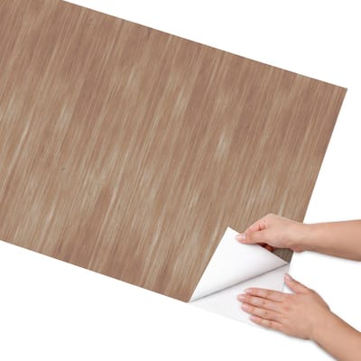 Coloray Meubel Wrap Folie - Bruin Meubelfolie - 65x130 cm - Meubel Wrap Folie Houtstructuur - Plakfolie Meubels - Rustiek Meubelfolie - Decoratiefolie Zelfklevend - Slaapkamer decoratie - Texturen