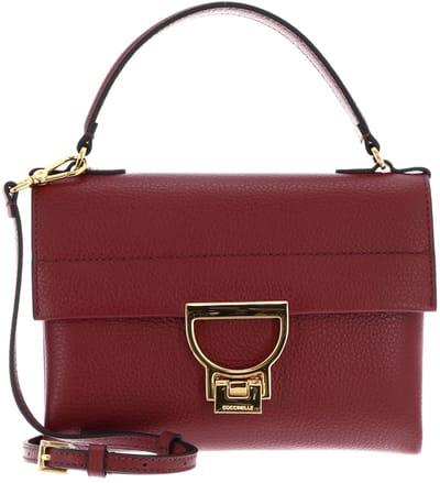 COCCINELLE Leren handtas schoudertas Arlettis Handbag Ribes (rood)paars