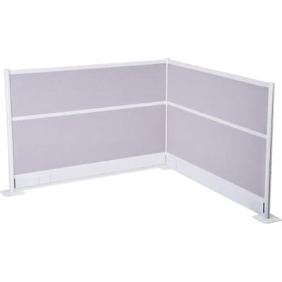 VEVOR scheidingswanden, privacyschermen, 2-pack, 72 x 48 inch, ruimteverdelers, PET-werkplekscherm met stopcontactafdekkingen, vrijstaande vouwschermen voor kantoor, bibliotheek, school